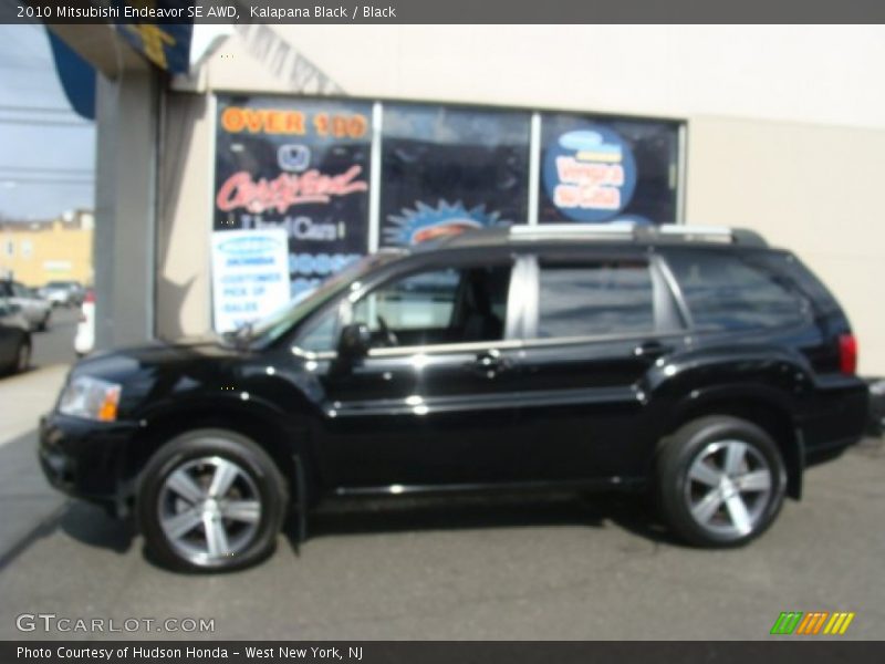 Kalapana Black / Black 2010 Mitsubishi Endeavor SE AWD