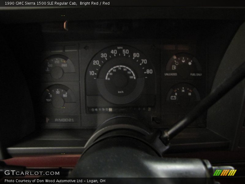  1990 Sierra 1500 SLE Regular Cab SLE Regular Cab Gauges