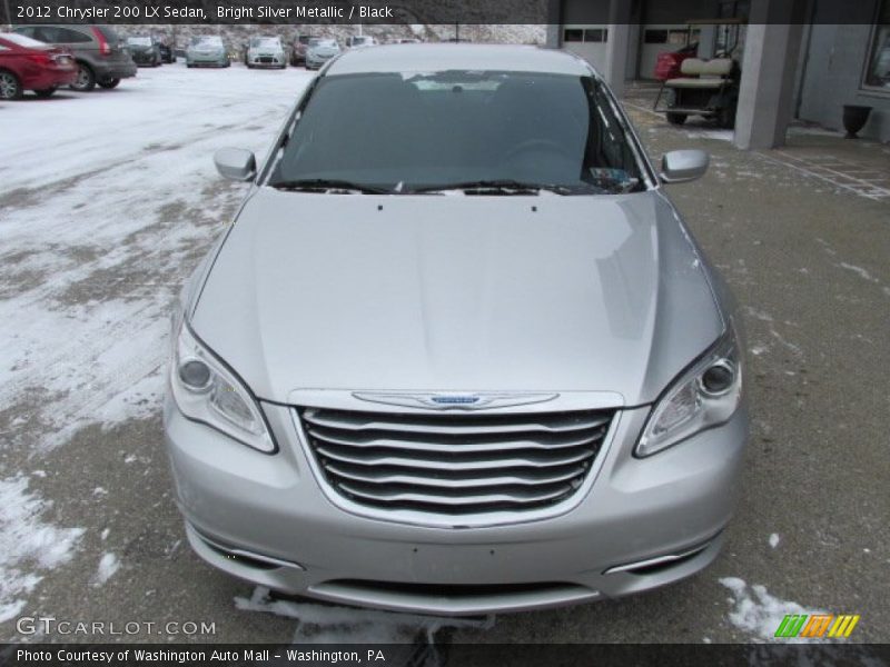 Bright Silver Metallic / Black 2012 Chrysler 200 LX Sedan