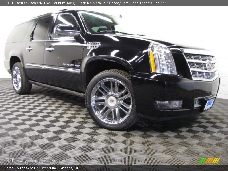 Front 3/4 View of 2011 Escalade ESV Platinum AWD