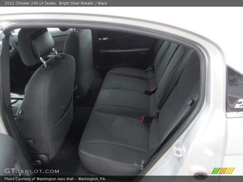 Bright Silver Metallic / Black 2012 Chrysler 200 LX Sedan