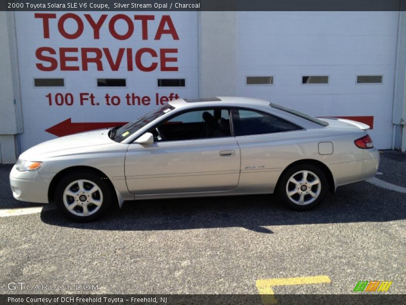 Silver Stream Opal / Charcoal 2000 Toyota Solara SLE V6 Coupe