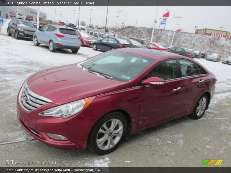 Front 3/4 View of 2011 Sonata Limited