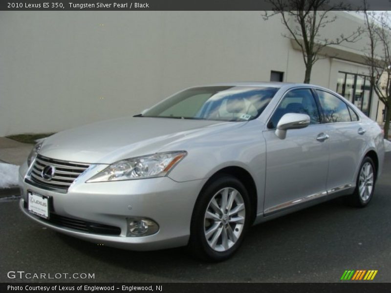 Tungsten Silver Pearl / Black 2010 Lexus ES 350