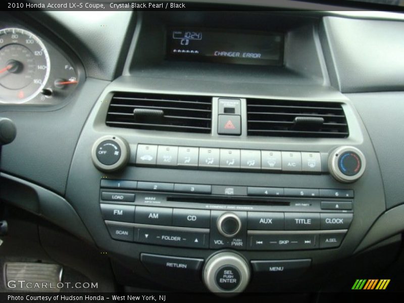 Controls of 2010 Accord LX-S Coupe