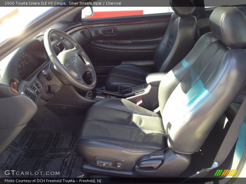 Silver Stream Opal / Charcoal 2000 Toyota Solara SLE V6 Coupe