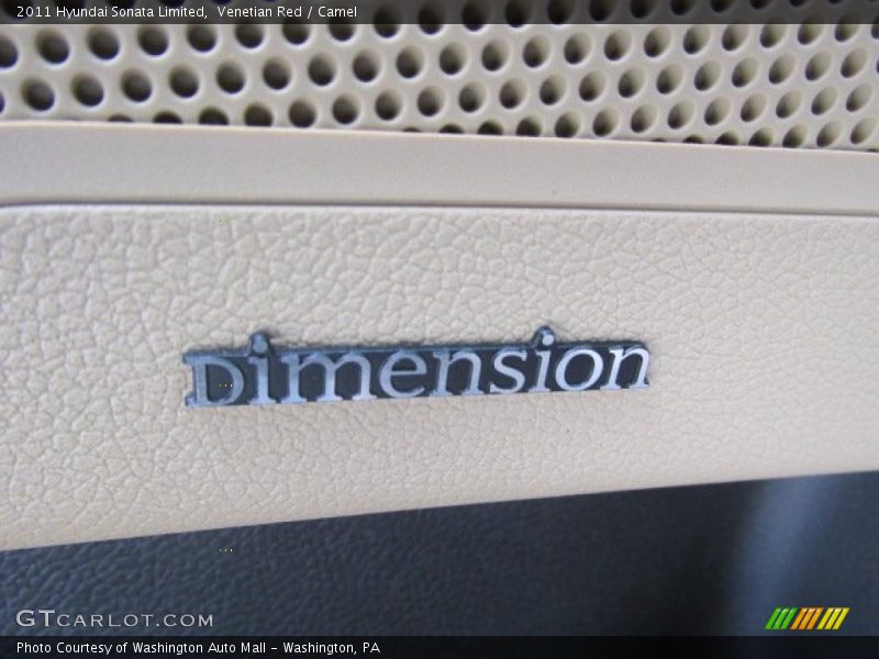 Venetian Red / Camel 2011 Hyundai Sonata Limited