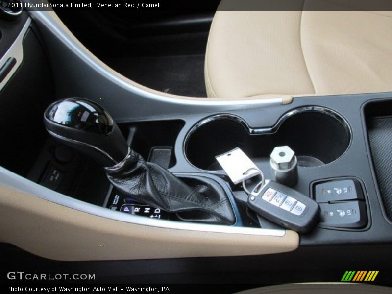 Venetian Red / Camel 2011 Hyundai Sonata Limited