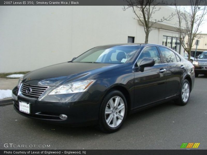 Smokey Granite Mica / Black 2007 Lexus ES 350