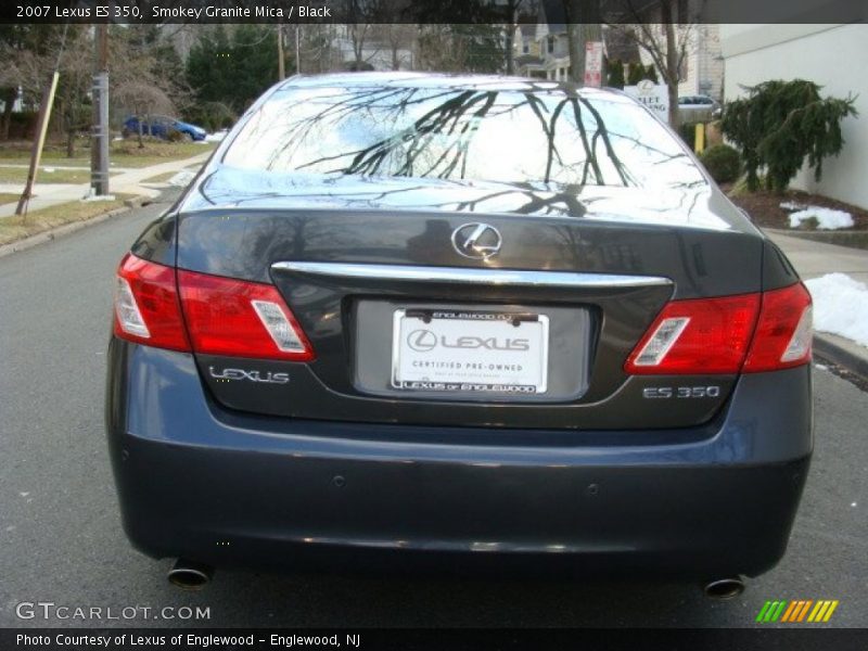 Smokey Granite Mica / Black 2007 Lexus ES 350