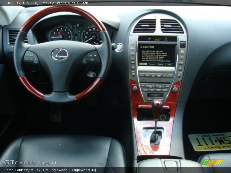 Smokey Granite Mica / Black 2007 Lexus ES 350