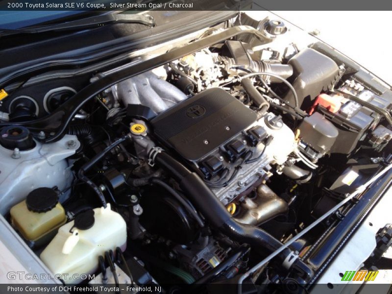 Silver Stream Opal / Charcoal 2000 Toyota Solara SLE V6 Coupe