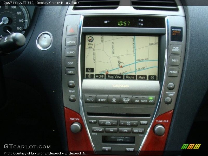Smokey Granite Mica / Black 2007 Lexus ES 350
