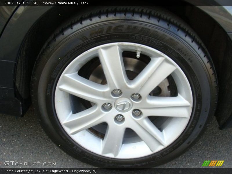 Smokey Granite Mica / Black 2007 Lexus ES 350
