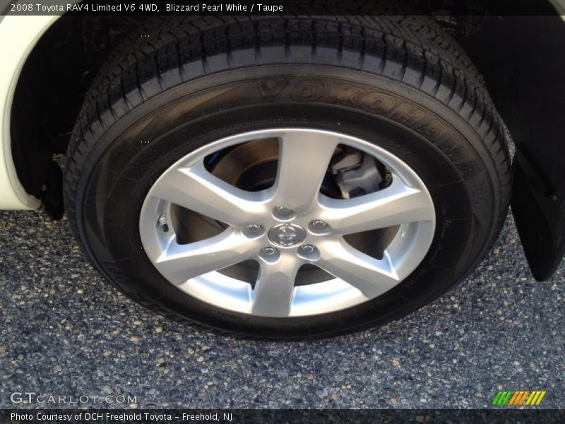 Blizzard Pearl White / Taupe 2008 Toyota RAV4 Limited V6 4WD