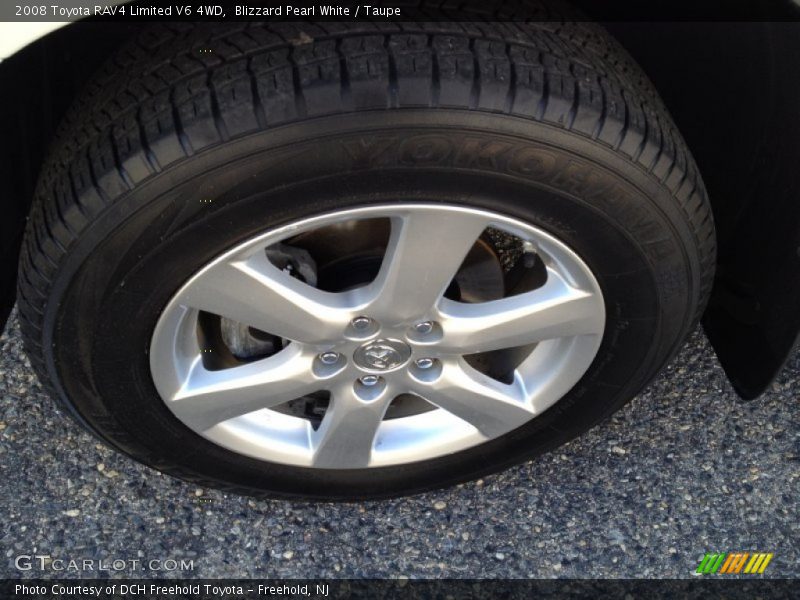 Blizzard Pearl White / Taupe 2008 Toyota RAV4 Limited V6 4WD
