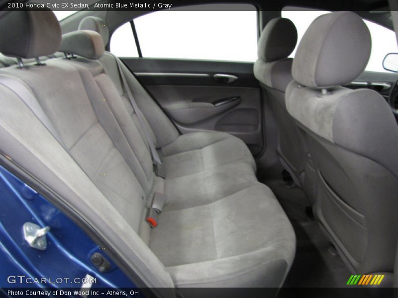 Atomic Blue Metallic / Gray 2010 Honda Civic EX Sedan