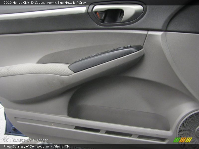 Atomic Blue Metallic / Gray 2010 Honda Civic EX Sedan