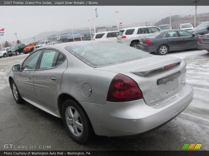 Liquid Silver Metallic / Ebony 2007 Pontiac Grand Prix Sedan