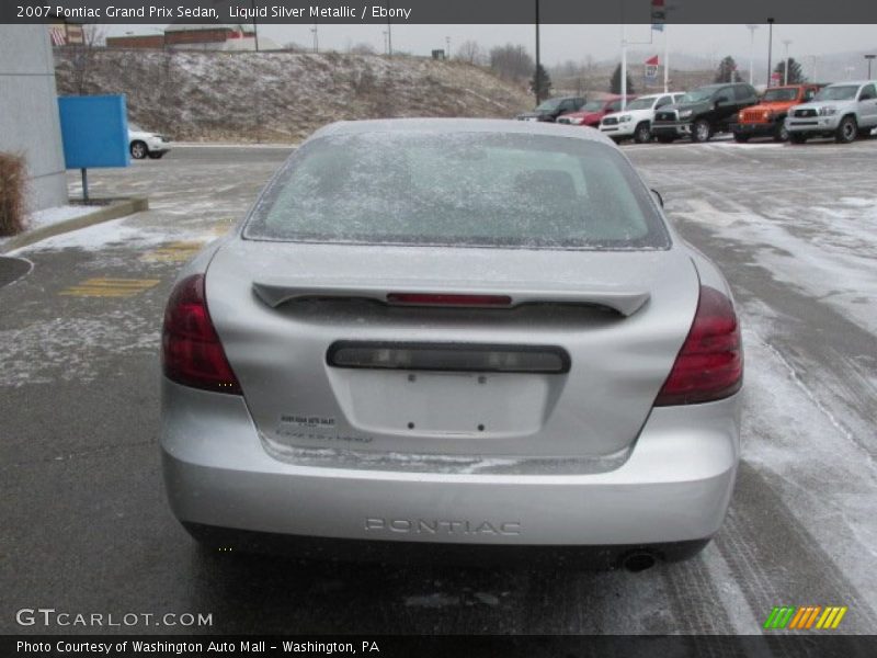 Liquid Silver Metallic / Ebony 2007 Pontiac Grand Prix Sedan