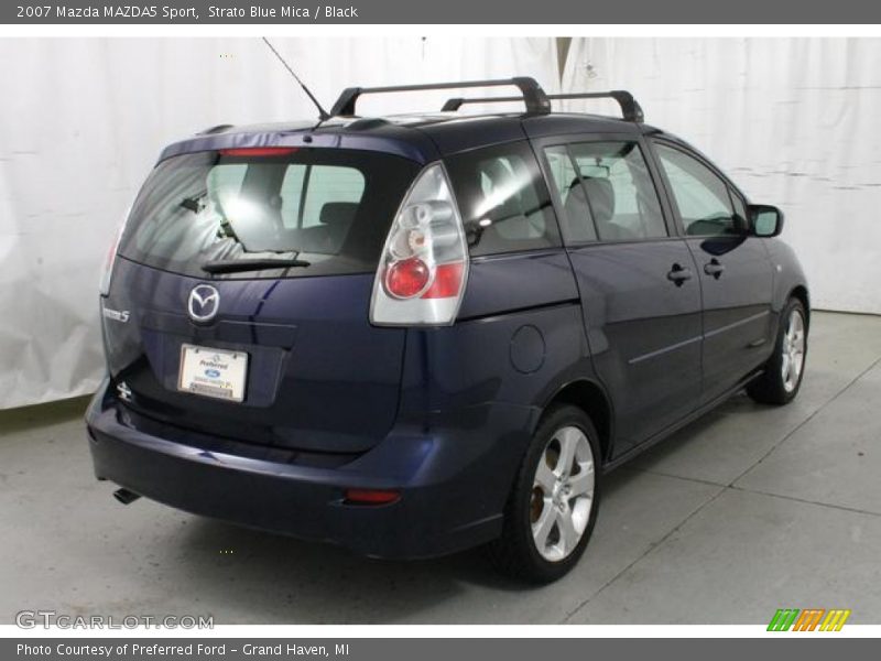 Strato Blue Mica / Black 2007 Mazda MAZDA5 Sport