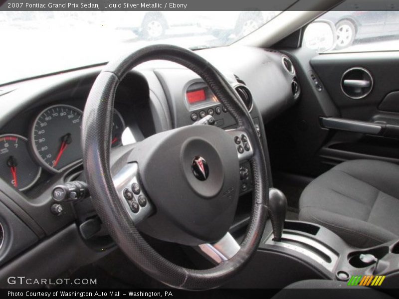 Liquid Silver Metallic / Ebony 2007 Pontiac Grand Prix Sedan