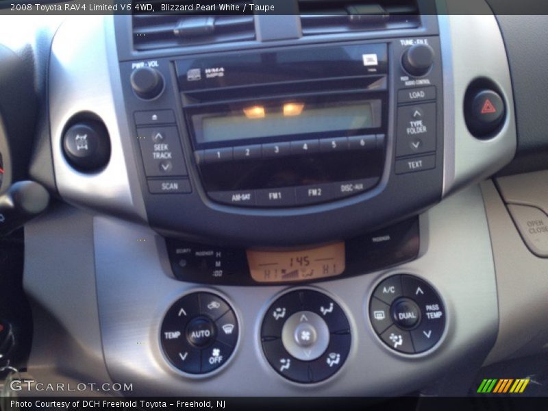 Blizzard Pearl White / Taupe 2008 Toyota RAV4 Limited V6 4WD