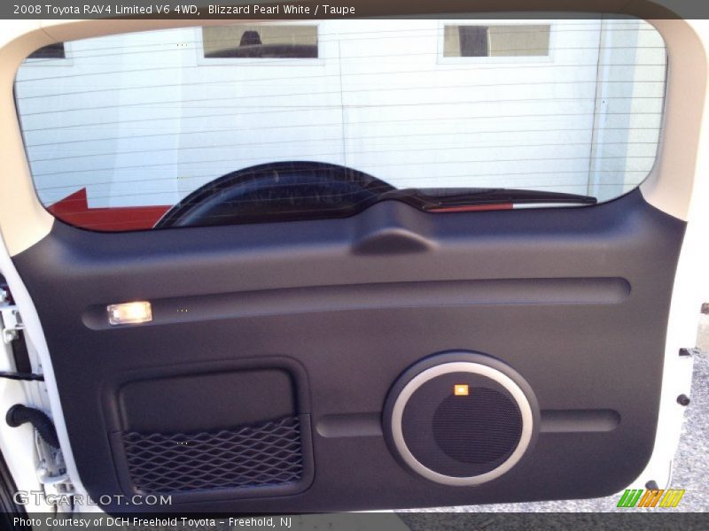 Blizzard Pearl White / Taupe 2008 Toyota RAV4 Limited V6 4WD
