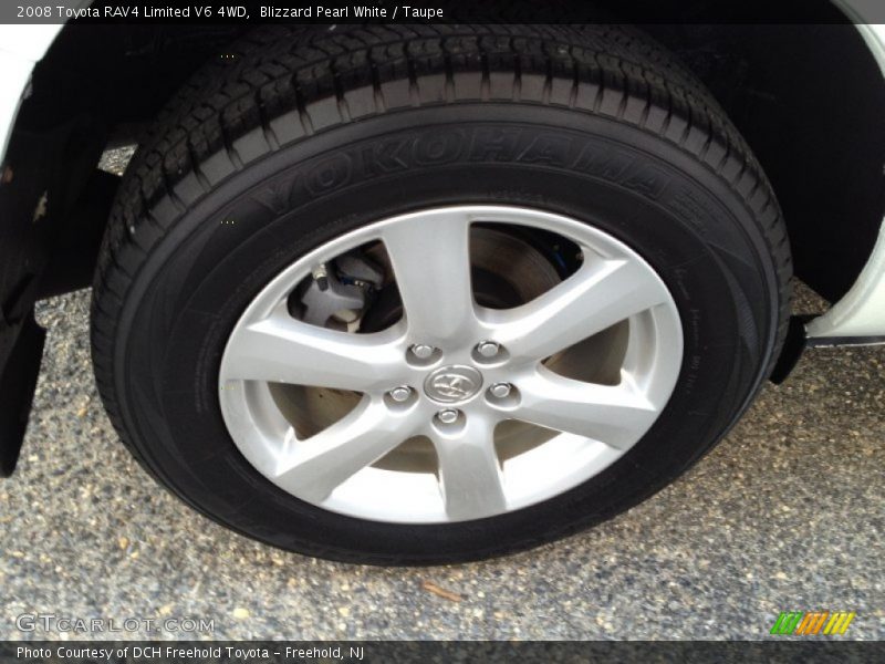 Blizzard Pearl White / Taupe 2008 Toyota RAV4 Limited V6 4WD