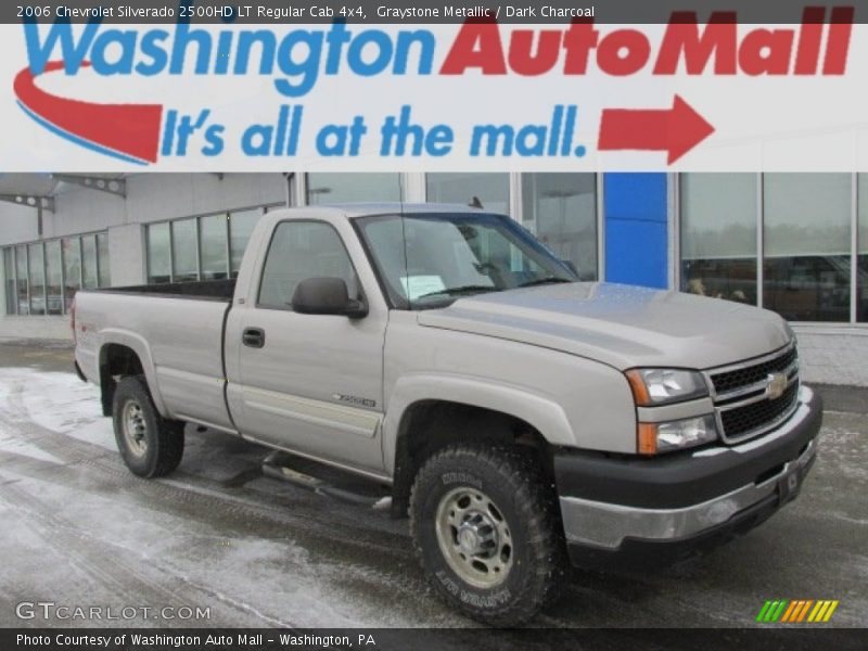 Graystone Metallic / Dark Charcoal 2006 Chevrolet Silverado 2500HD LT Regular Cab 4x4