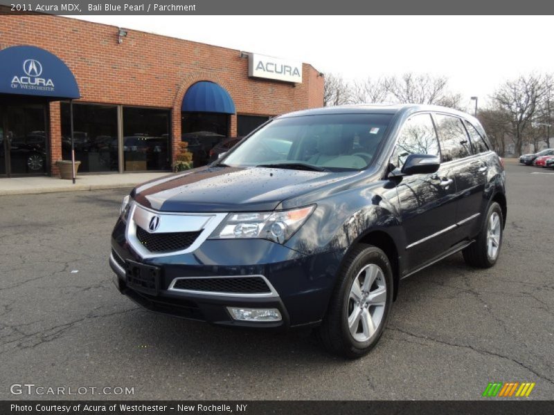 Bali Blue Pearl / Parchment 2011 Acura MDX