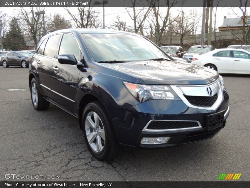 Bali Blue Pearl / Parchment 2011 Acura MDX