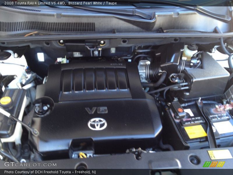 Blizzard Pearl White / Taupe 2008 Toyota RAV4 Limited V6 4WD
