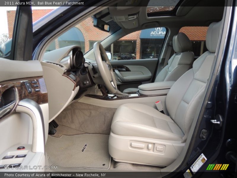 Front Seat of 2011 MDX 