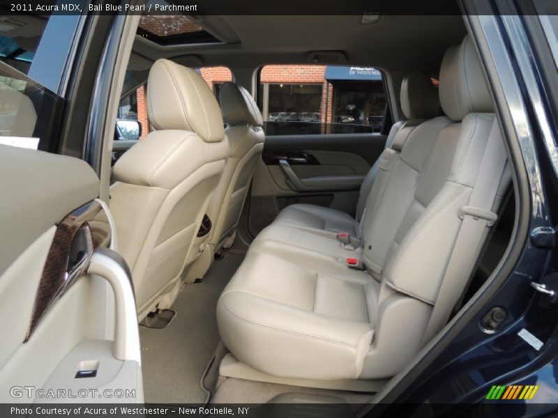 Rear Seat of 2011 MDX 