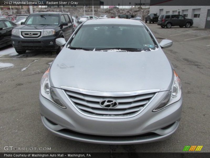 Radiant Silver / Gray 2012 Hyundai Sonata GLS