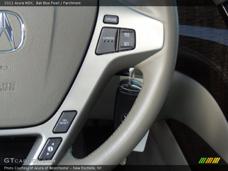 Bali Blue Pearl / Parchment 2011 Acura MDX
