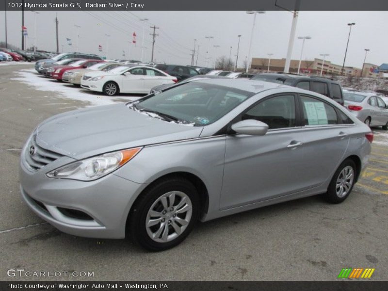Radiant Silver / Gray 2012 Hyundai Sonata GLS