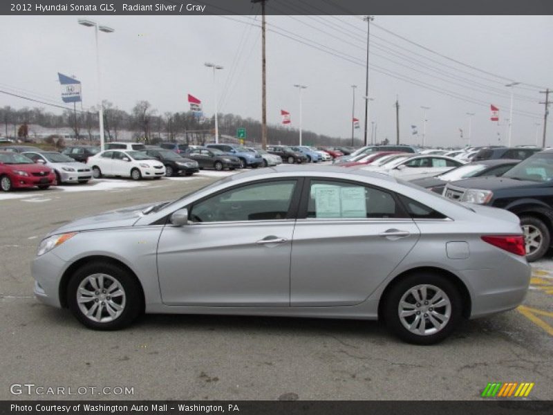 Radiant Silver / Gray 2012 Hyundai Sonata GLS