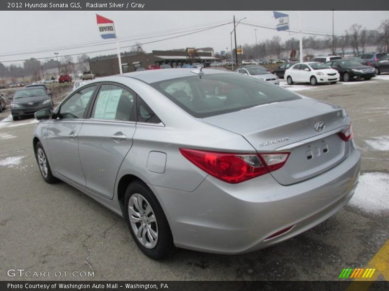 Radiant Silver / Gray 2012 Hyundai Sonata GLS