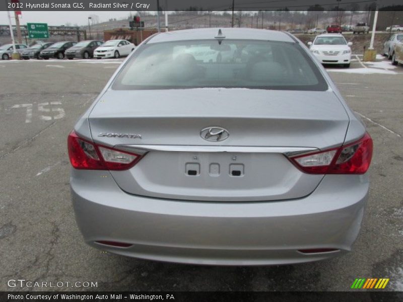 Radiant Silver / Gray 2012 Hyundai Sonata GLS