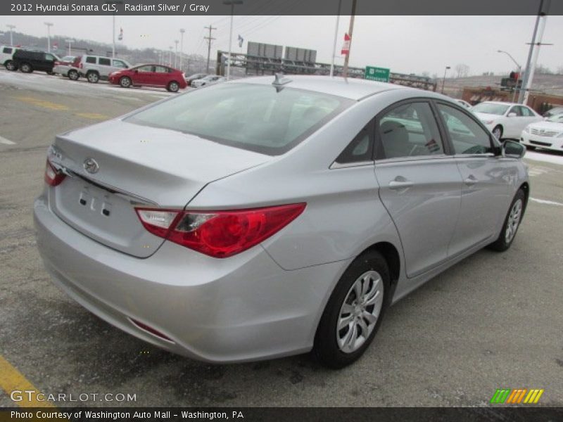 Radiant Silver / Gray 2012 Hyundai Sonata GLS