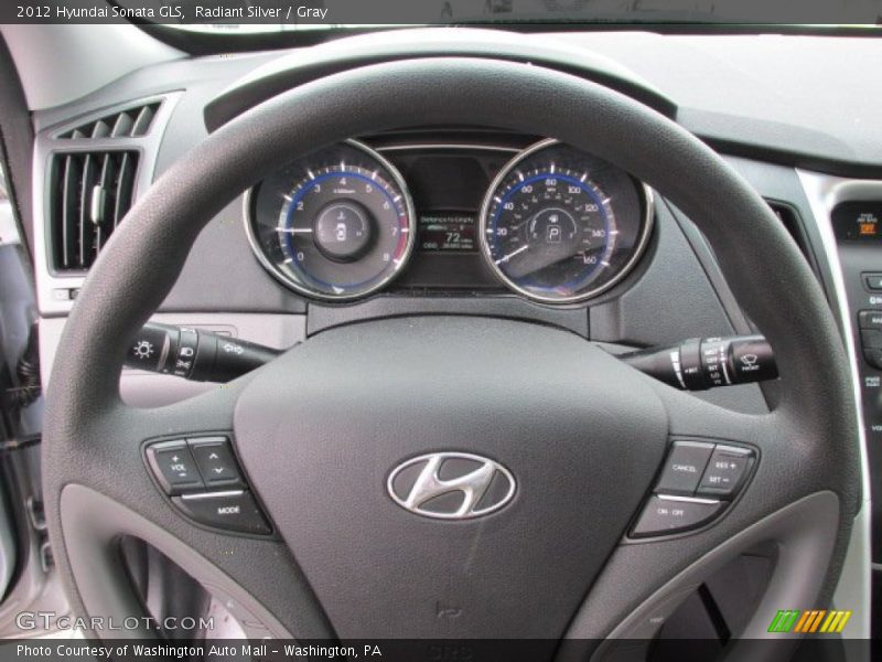 Radiant Silver / Gray 2012 Hyundai Sonata GLS