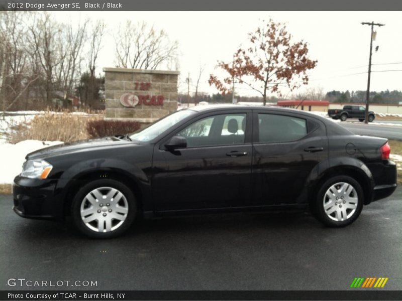 Black / Black 2012 Dodge Avenger SE