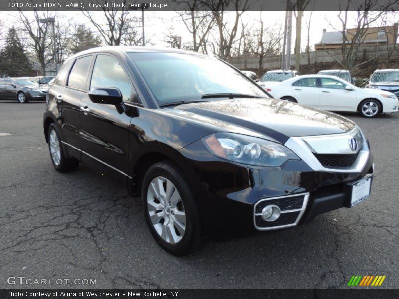 Crystal Black Pearl / Taupe 2010 Acura RDX SH-AWD