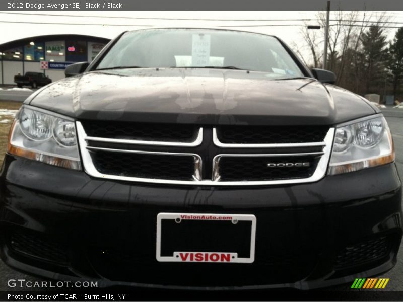Black / Black 2012 Dodge Avenger SE