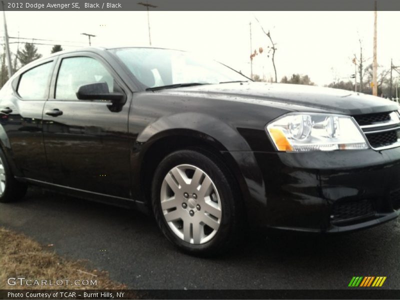 Black / Black 2012 Dodge Avenger SE