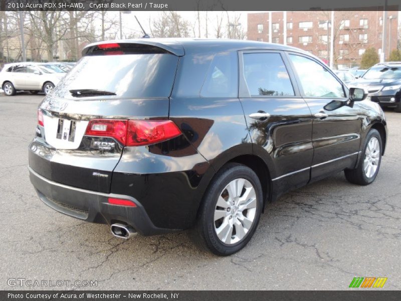 Crystal Black Pearl / Taupe 2010 Acura RDX SH-AWD
