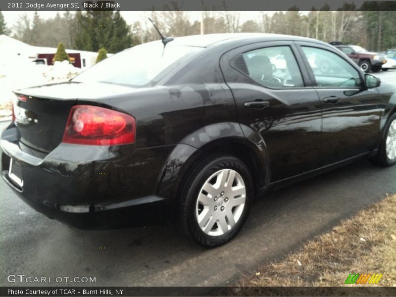 Black / Black 2012 Dodge Avenger SE