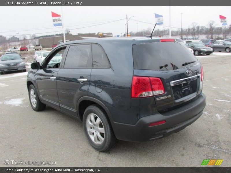 Pacific Blue / Gray 2011 Kia Sorento LX AWD